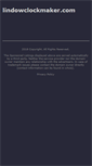Mobile Screenshot of lindowclockmaker.com